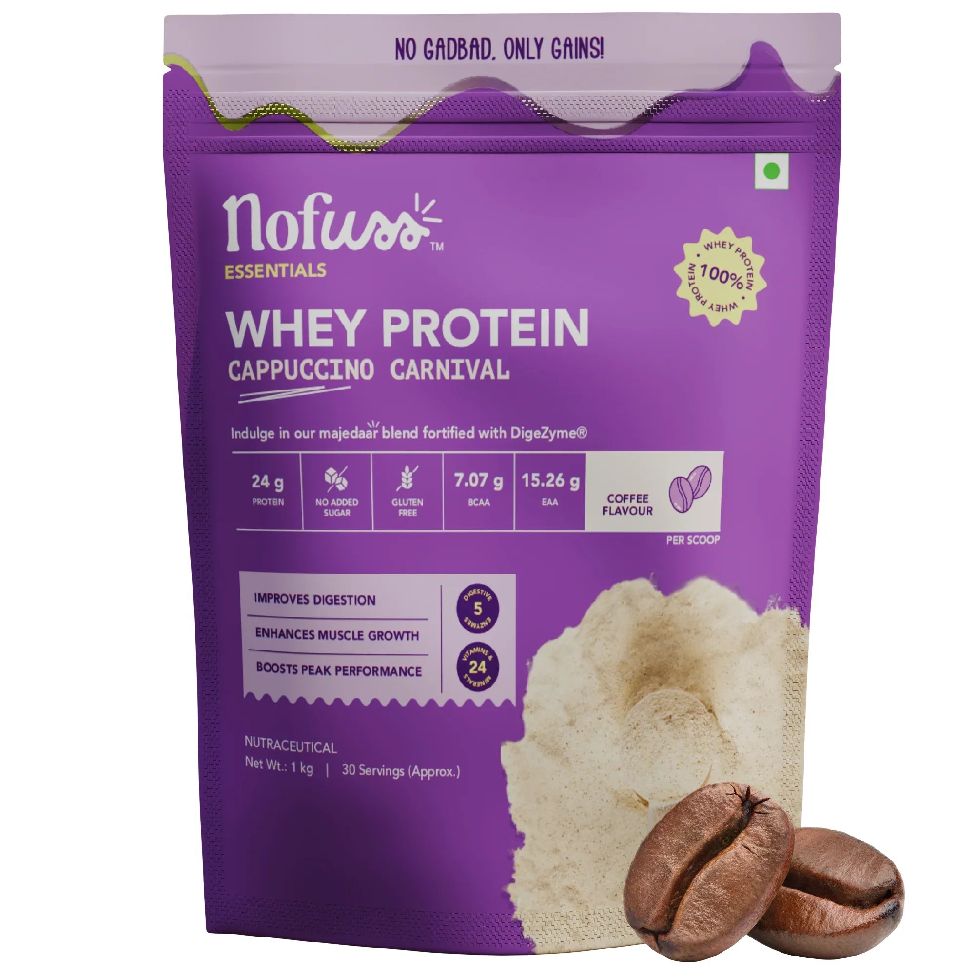 NoFuss Whey Protein - Cappuccino Carnival