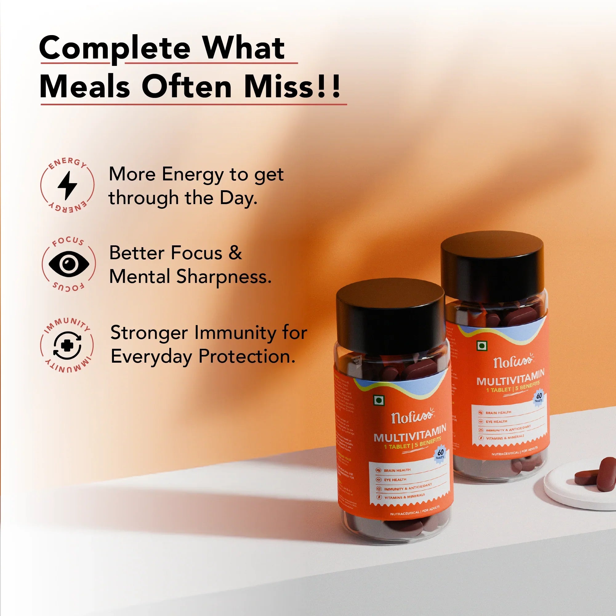 NoFuss Multivitamin Tablets