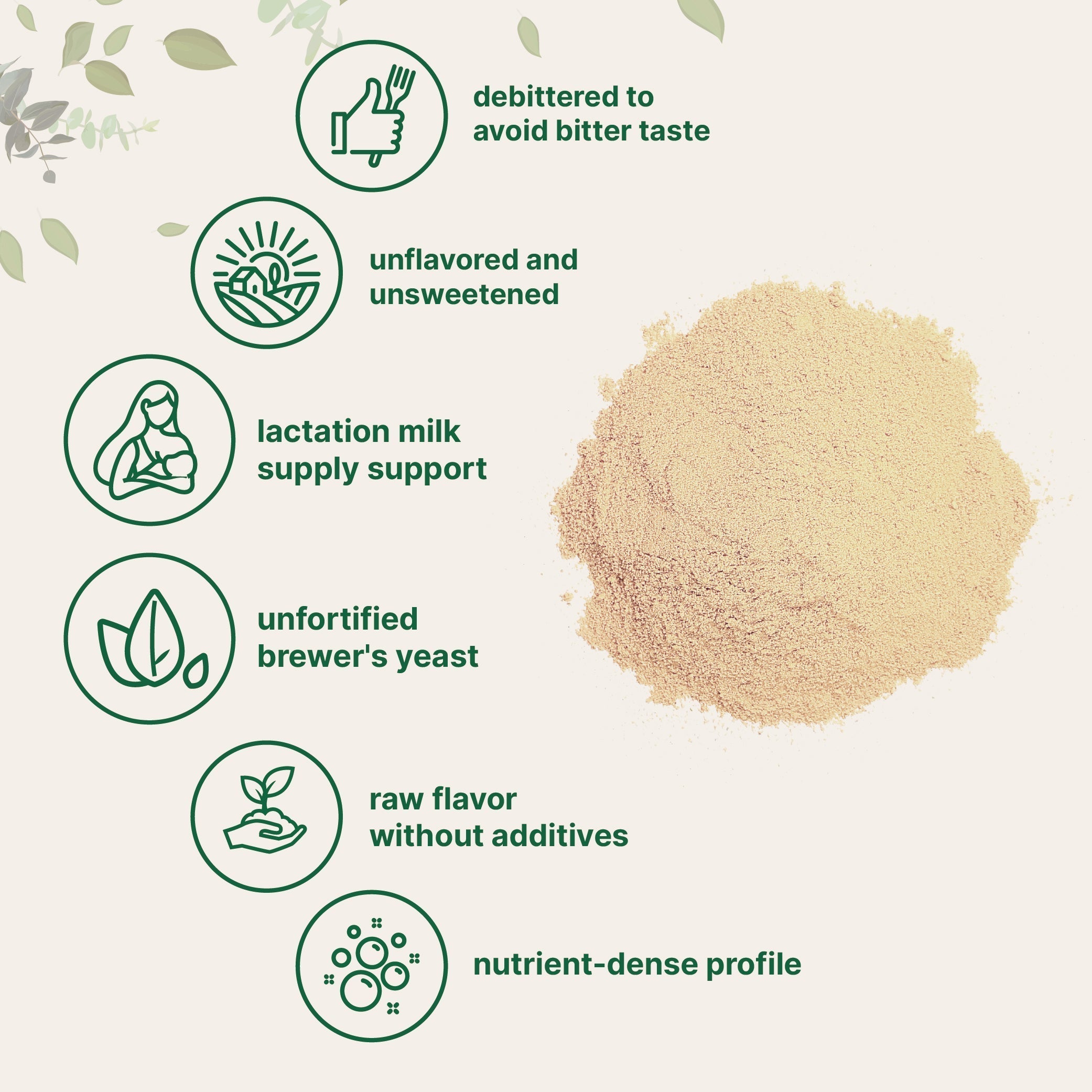 Micro Ingredients Brewers Yeast, 3lbs Powder