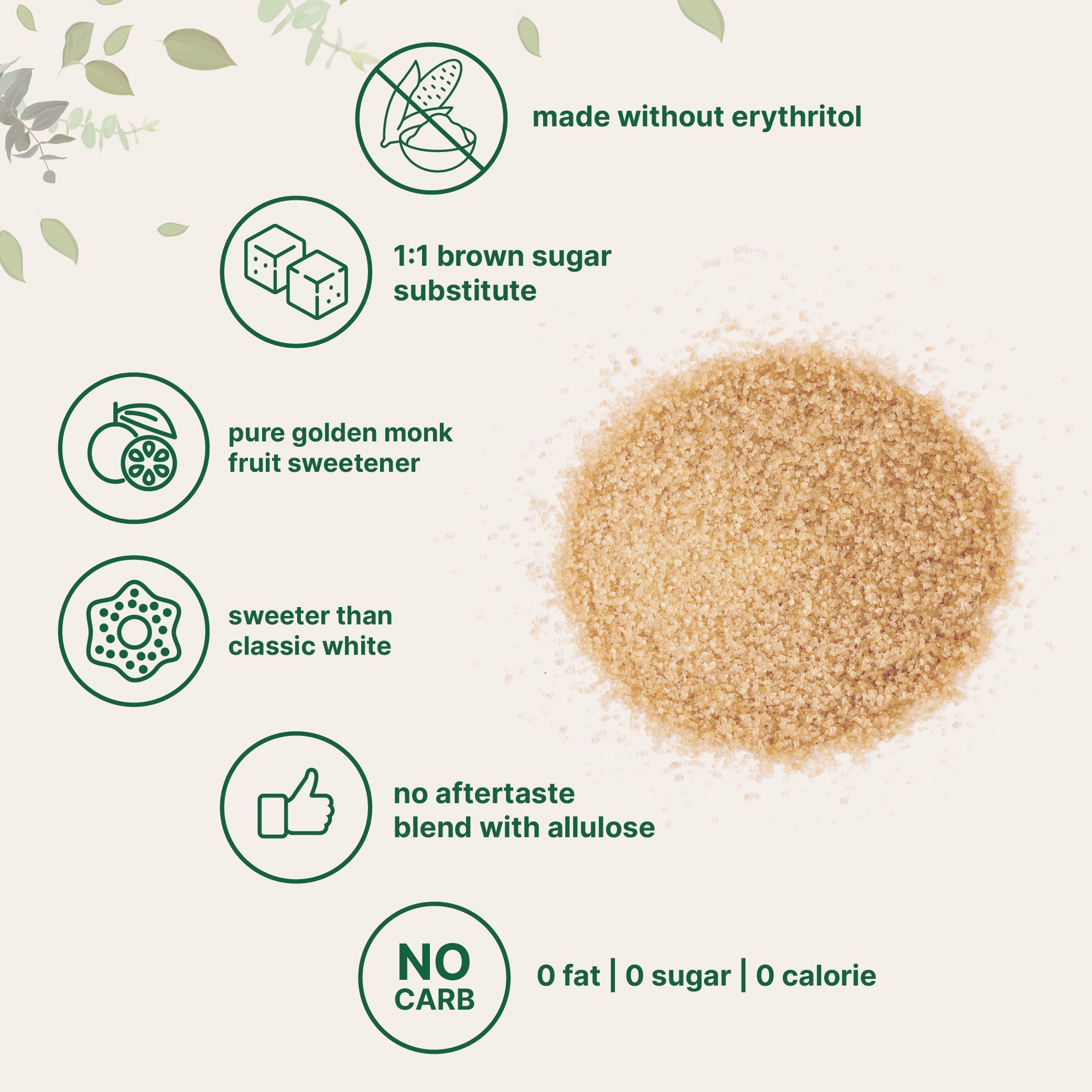 Micro Ingredients Golden Monk Fruit with Allulose Sweetener