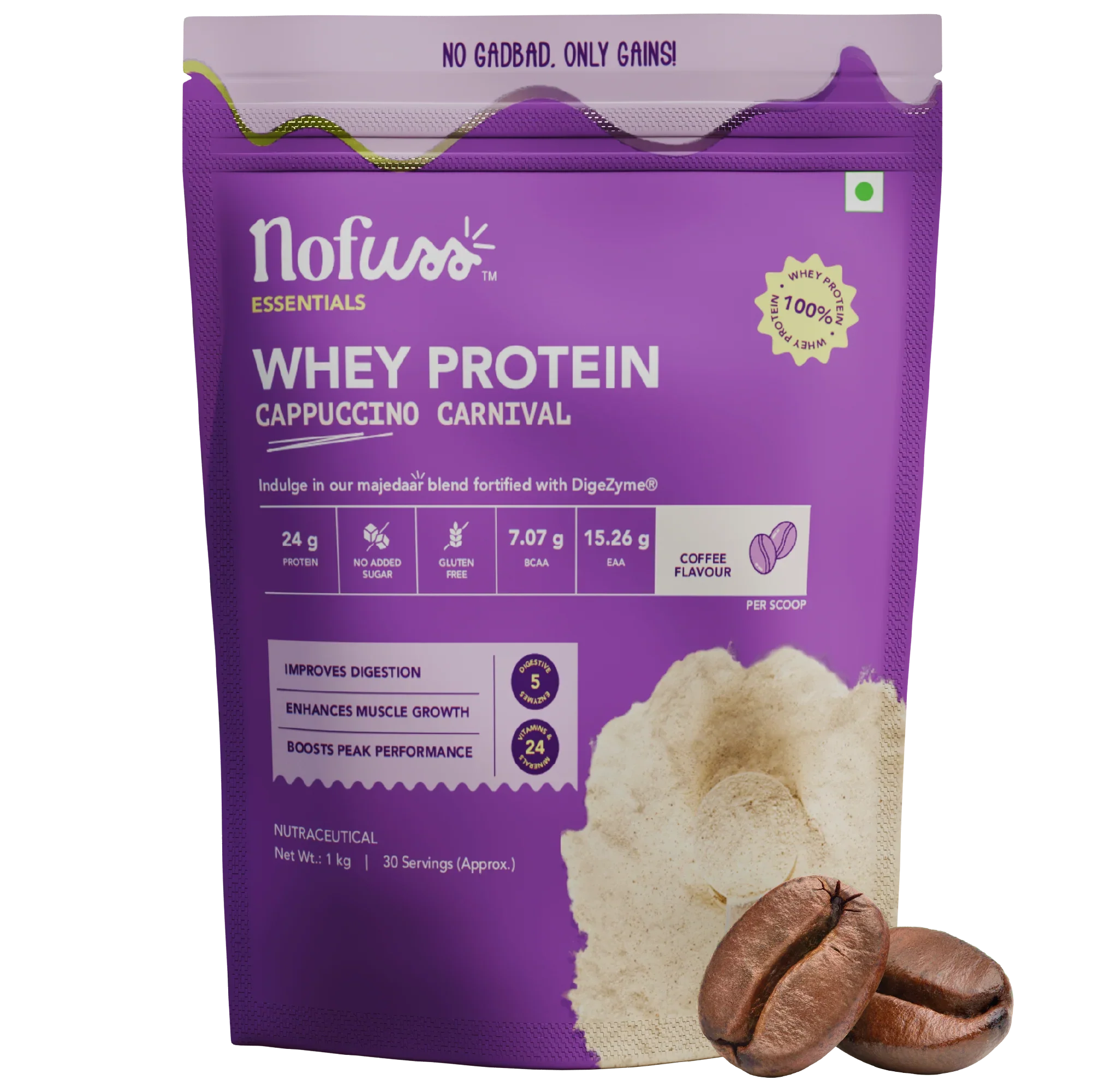 NoFuss Whey Protein - Cappuccino Carnival
