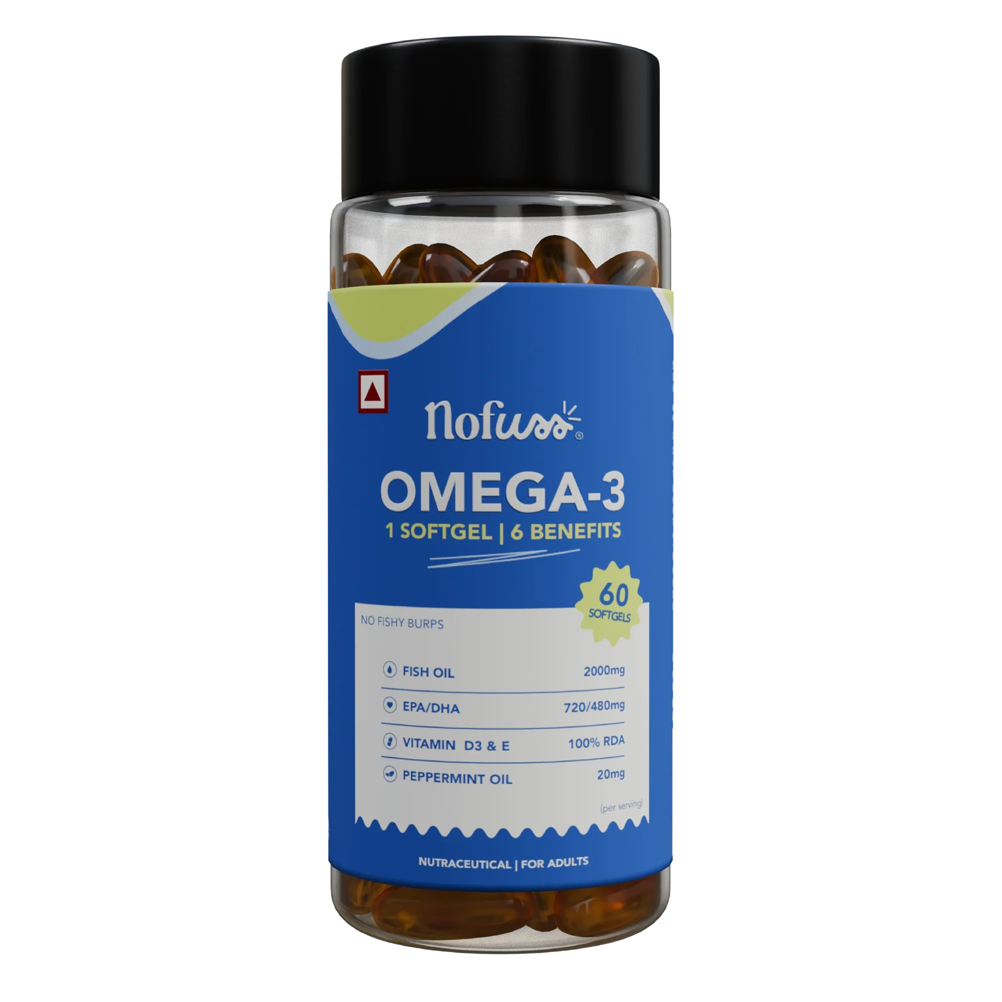 NoFuss Omega 3 Capsules