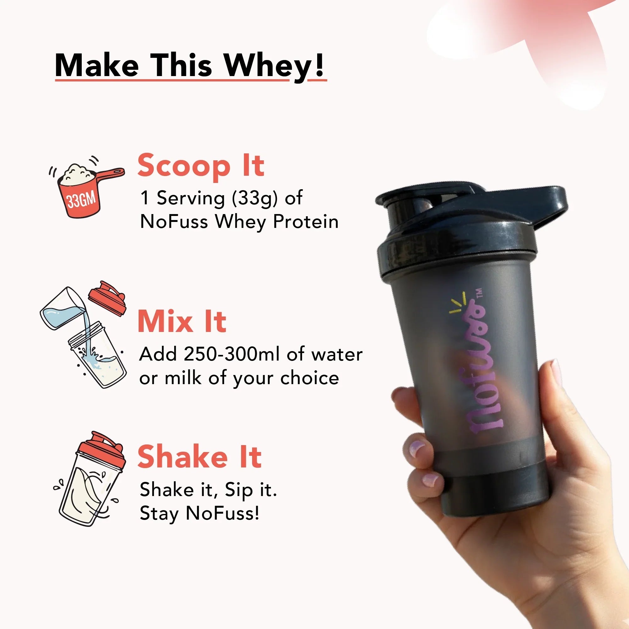 NoFuss Whey Protein - Dreamy Chocolate Delight