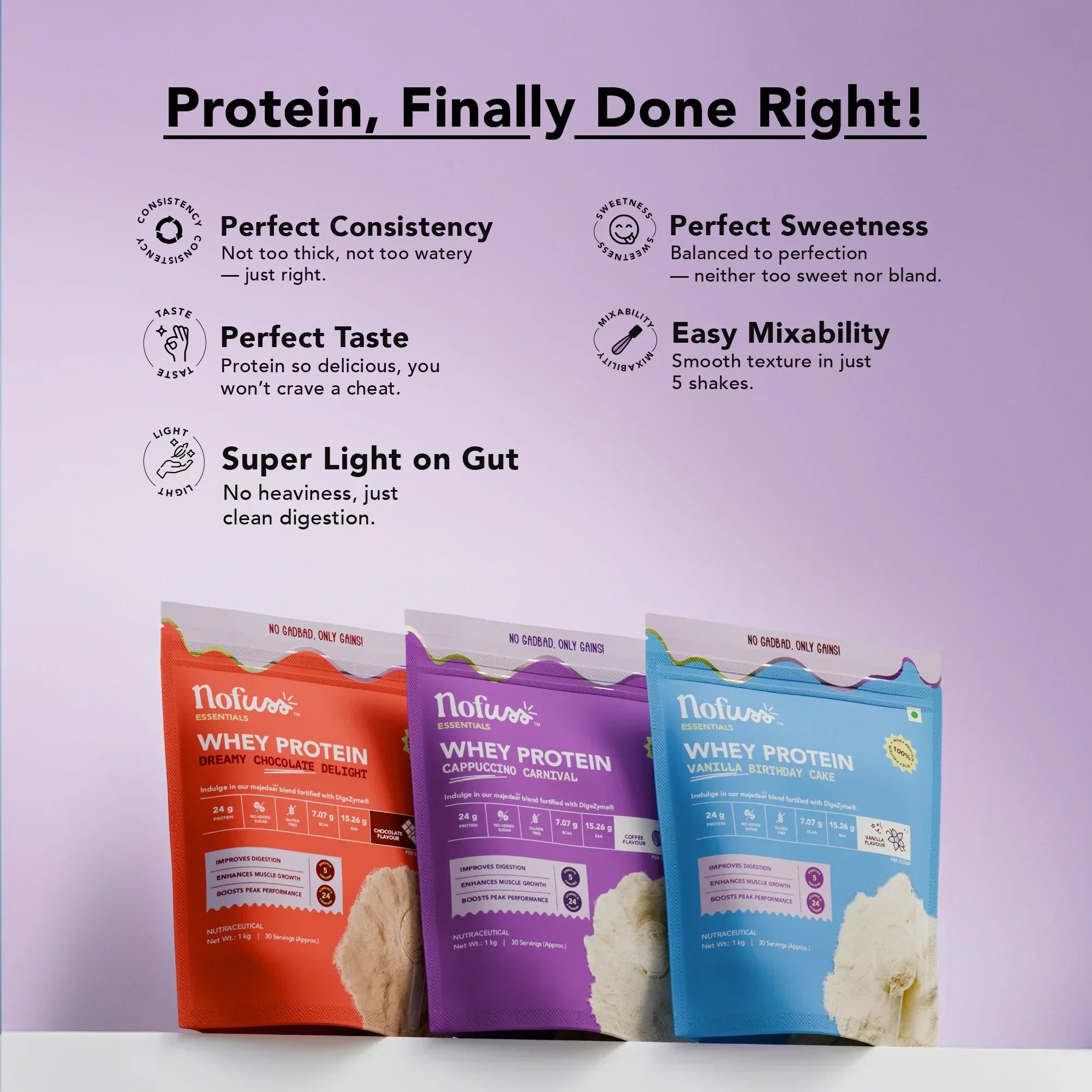 NoFuss Whey Protein - Cappuccino Carnival